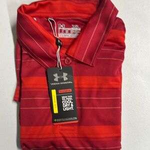Under Armour Red Performance Polo Shirt